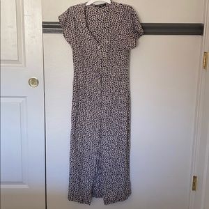 Vintage 90s Floral Maxi Dress